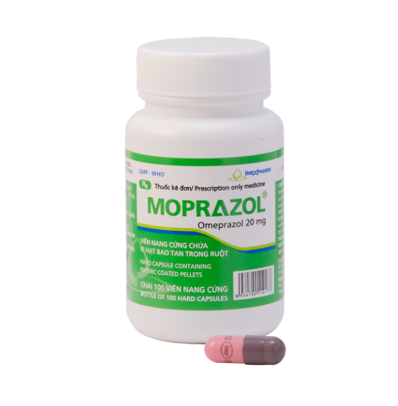 MOPRAZOL Imexpharm (Chai 100 viên) 1 MOPRAZOL Imexpharm (Chai 100 viên)