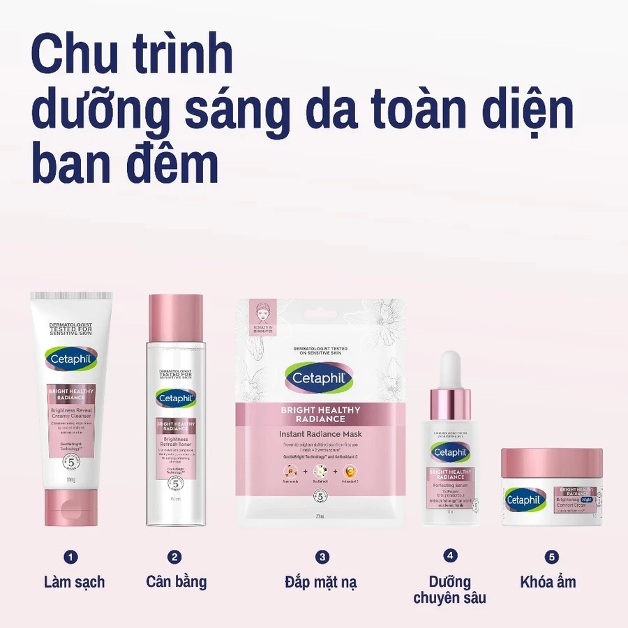 Mặt Nạ Cetaphil Bright Healthy Radiance 6 Miếng Cấp Ẩm Dưỡng Sáng Da 6 Mặt Nạ Cetaphil Bright Healthy Radiance 6 Miếng Cấp Ẩm Dưỡng Sáng Da - Ảnh 6
