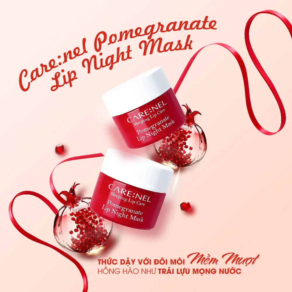 Mặt Nạ Ngủ Môi Carenel Lip Night Mask Hương Lựu 5g 2 Mặt Nạ Ngủ Môi Carenel Lip Night Mask Hương Lựu 5g - Ảnh 2