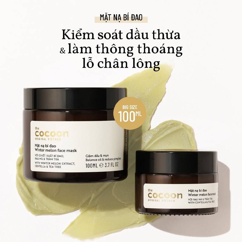 Mặt Nạ Bí Đao Cocoon 100ml Làm Dịu Da Hỗ Trợ Giảm Mụn 5 Mặt Nạ Bí Đao Cocoon 100ml Làm Dịu Da Hỗ Trợ Giảm Mụn - Ảnh 5