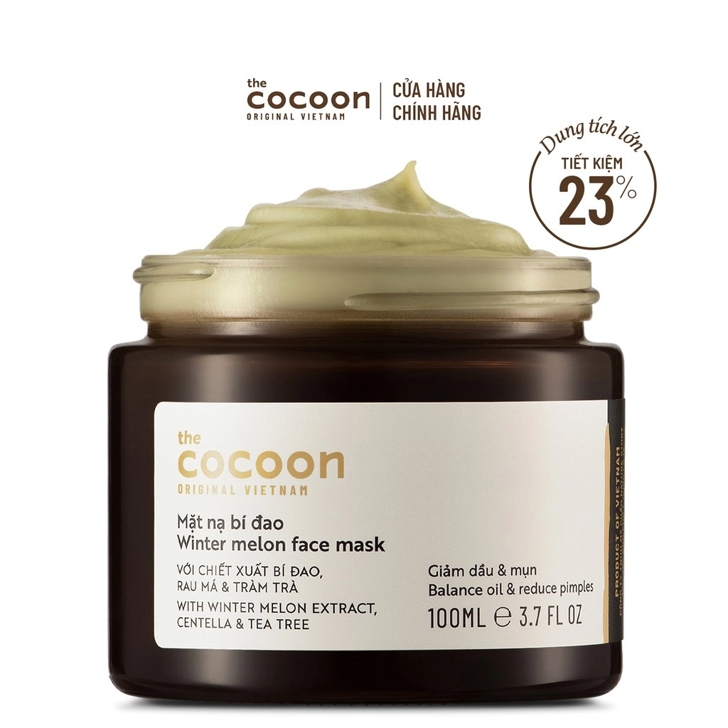 Mặt Nạ Bí Đao Cocoon 100ml Làm Dịu Da Hỗ Trợ Giảm Mụn 2 Mặt Nạ Bí Đao Cocoon 100ml Làm Dịu Da Hỗ Trợ Giảm Mụn - Ảnh 2
