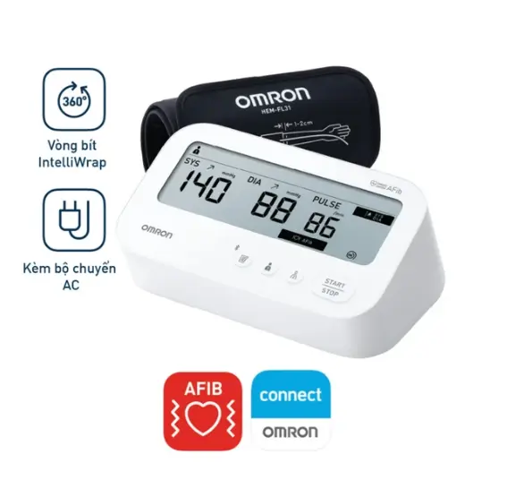 Máy đo huyết áp bắp tay Omron IQ BT Power Hem 7194T1 3 Máy đo huyết áp bắp tay Omron IQ BT Power Hem 7194T1 - Ảnh 3