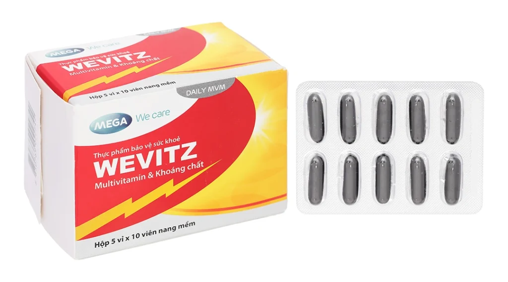 Mega We Care Wevitz hộp 50 viên 1 Mega We Care Wevitz hộp 50 viên