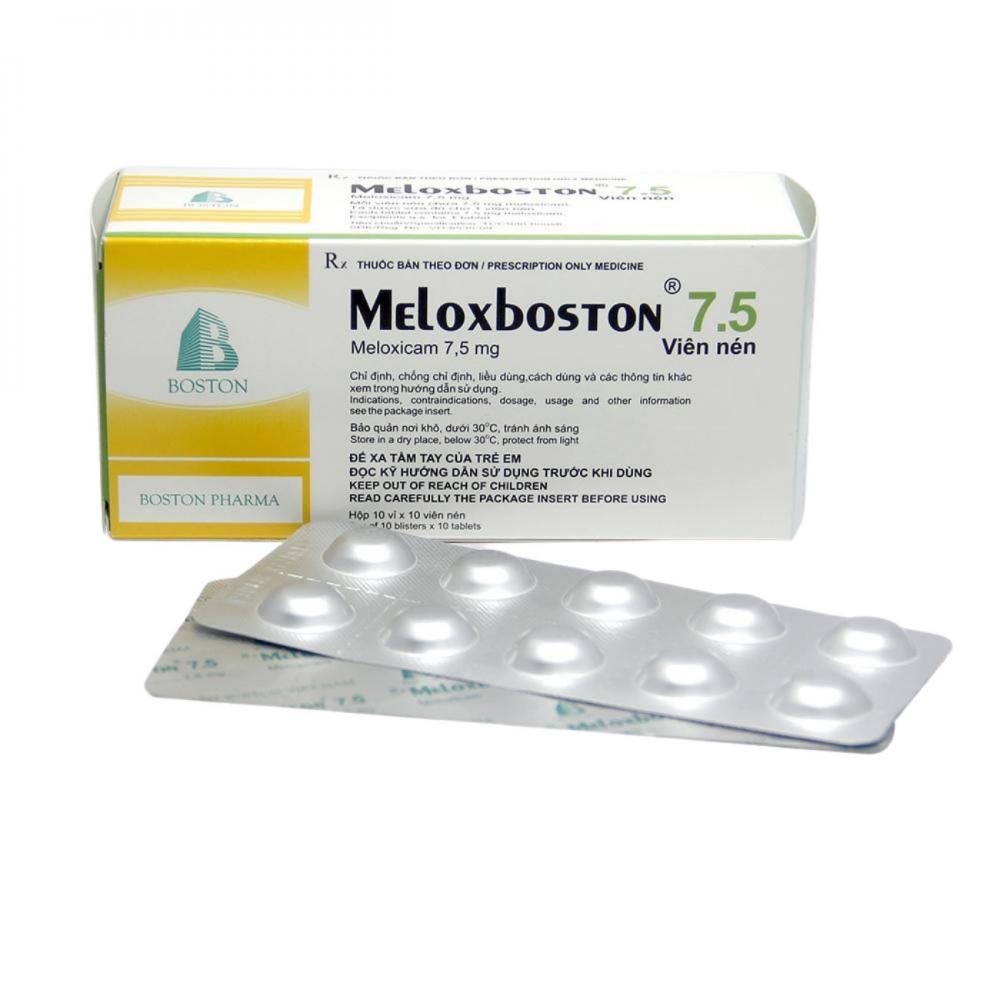 Meloxboston 7.5 - Boston (10 vỉ x 10 viên) 1 Meloxboston 7.5 - Boston (10 vỉ x 10 viên)