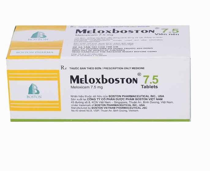 Meloxboston 7.5 - Boston (10 vỉ x 10 viên) 2 Meloxboston 7.5 - Boston (10 vỉ x 10 viên) - Ảnh 2