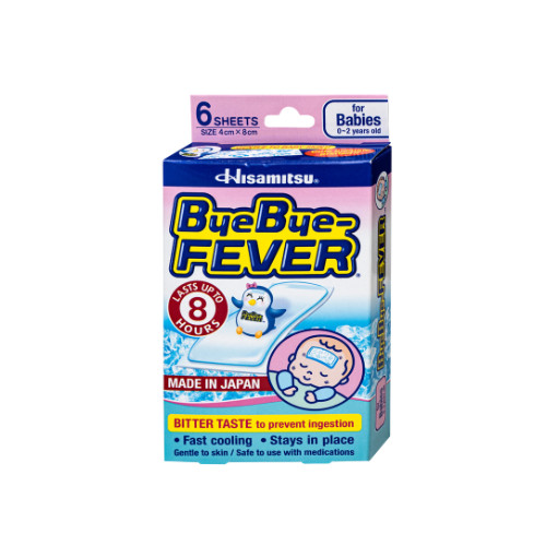 Miếng dán hạ sốt cho trẻ sơ sinh ByeBye Fever For Babies (3 gói x 2 miếng) 3 Miếng dán hạ sốt cho trẻ sơ sinh ByeBye Fever For Babies (3 gói x 2 miếng) - Ảnh 3