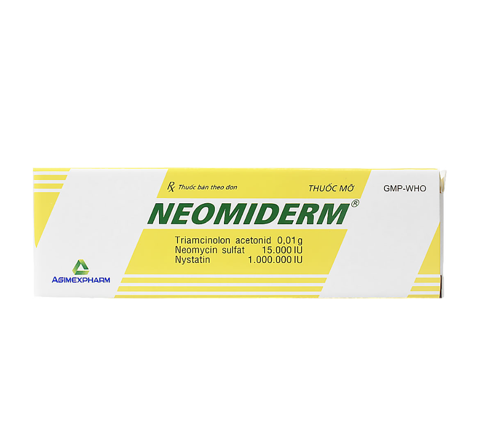 Thuốc mỡ Neomiderm Agimexpharm điều trị các bệnh ngoài da (10g) 2 Thuốc mỡ Neomiderm Agimexpharm điều trị các bệnh ngoài da (10g) - Ảnh 2
