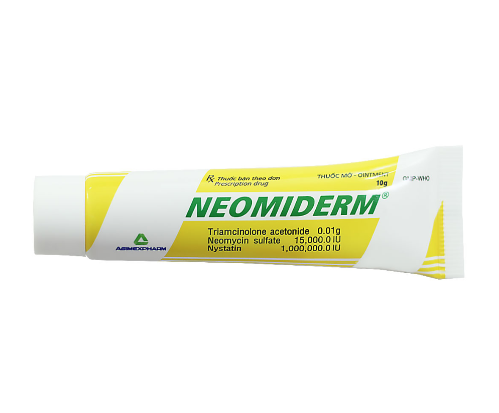 Thuốc mỡ Neomiderm Agimexpharm điều trị các bệnh ngoài da (10g) 3 Thuốc mỡ Neomiderm Agimexpharm điều trị các bệnh ngoài da (10g) - Ảnh 3