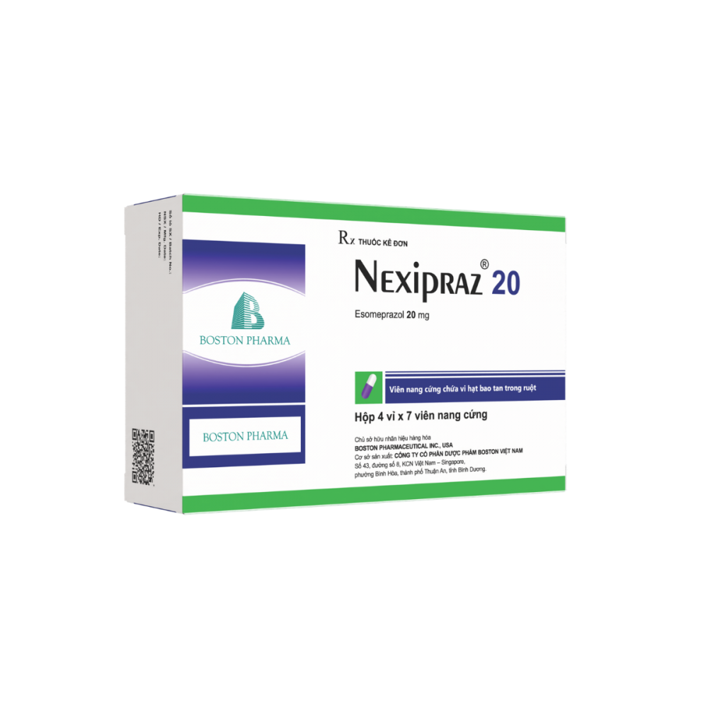 NEXIPRAZ 20 - Boston (4 vỉ x 7 viên) 2 NEXIPRAZ 20 - Boston (4 vỉ x 7 viên) - Ảnh 2