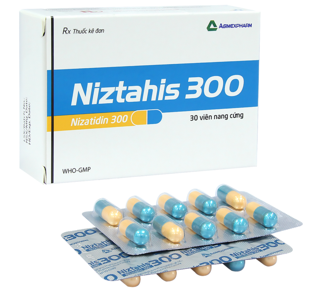 NIZTAHIS 300 AGIMEXPHARM (NIZATIDIN) 1 NIZTAHIS 300 AGIMEXPHARM (NIZATIDIN)