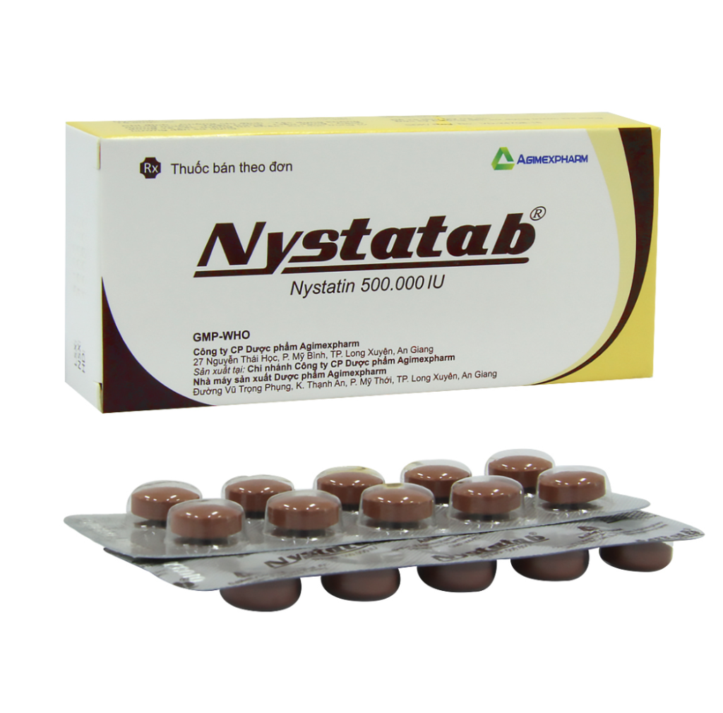 NYSTATAB 500.000IU AGIMEXPHARM (NYSTATIN) 1 NYSTATAB 500.000IU AGIMEXPHARM (NYSTATIN)