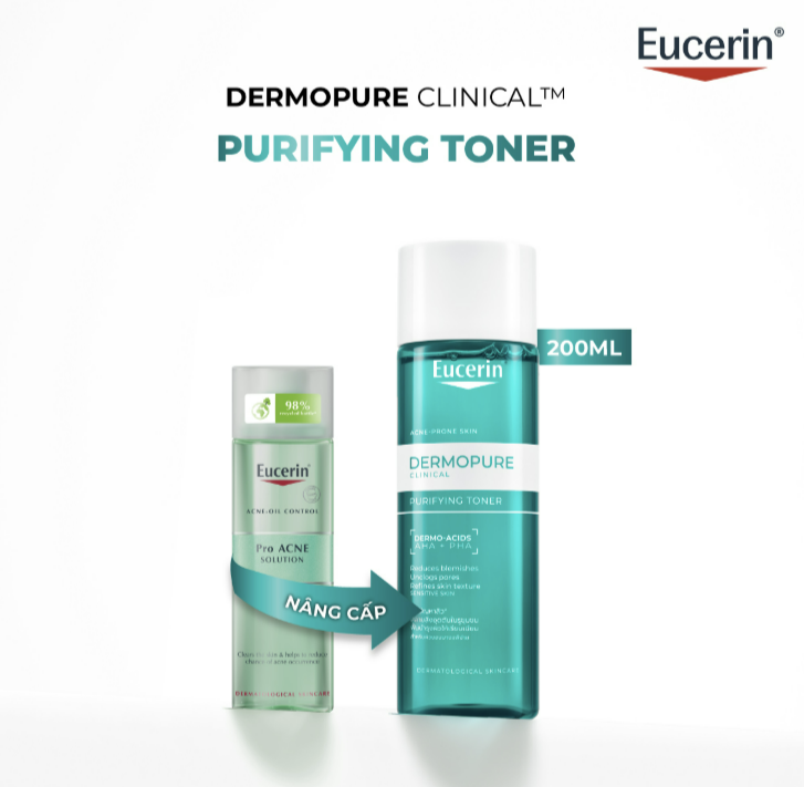 Toner Eucerin Dermopure 200ml Cân Bằng Da Giảm Mụn 2 Toner Eucerin Dermopure 200ml Cân Bằng Da Giảm Mụn - Ảnh 2