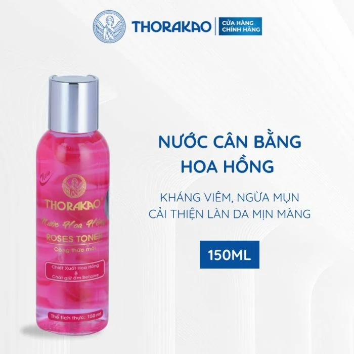 Nước Hoa Hồng New Thorakao 150ml Cân Bằng Ẩm Và Làm Sạch Da 2 Nước Hoa Hồng New Thorakao 150ml Cân Bằng Ẩm Và Làm Sạch Da - Ảnh 2