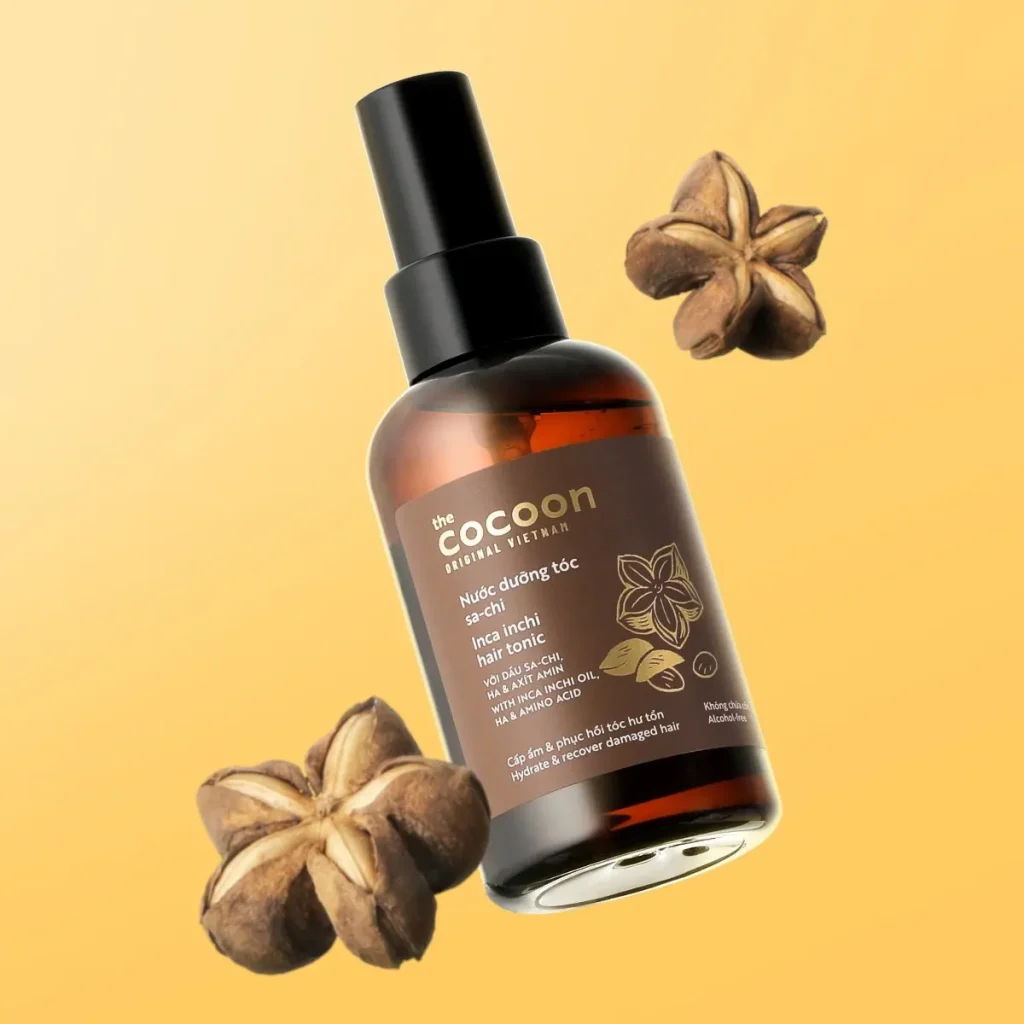 Nước dưỡng tóc sa-chi 140ML Cocoon 2 Nước dưỡng tóc sa-chi 140ML Cocoon - Ảnh 2