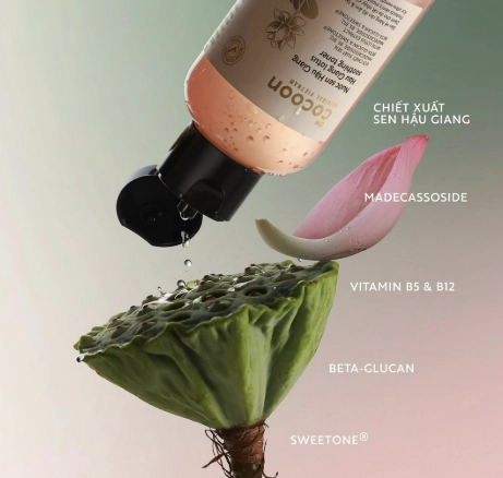 Nước Sen Hậu Giang Cocoon 500ml Làm Dịu Phục Hồi Da Nhạy Cảm 3 Nước Sen Hậu Giang Cocoon 500ml Làm Dịu Phục Hồi Da Nhạy Cảm - Ảnh 3