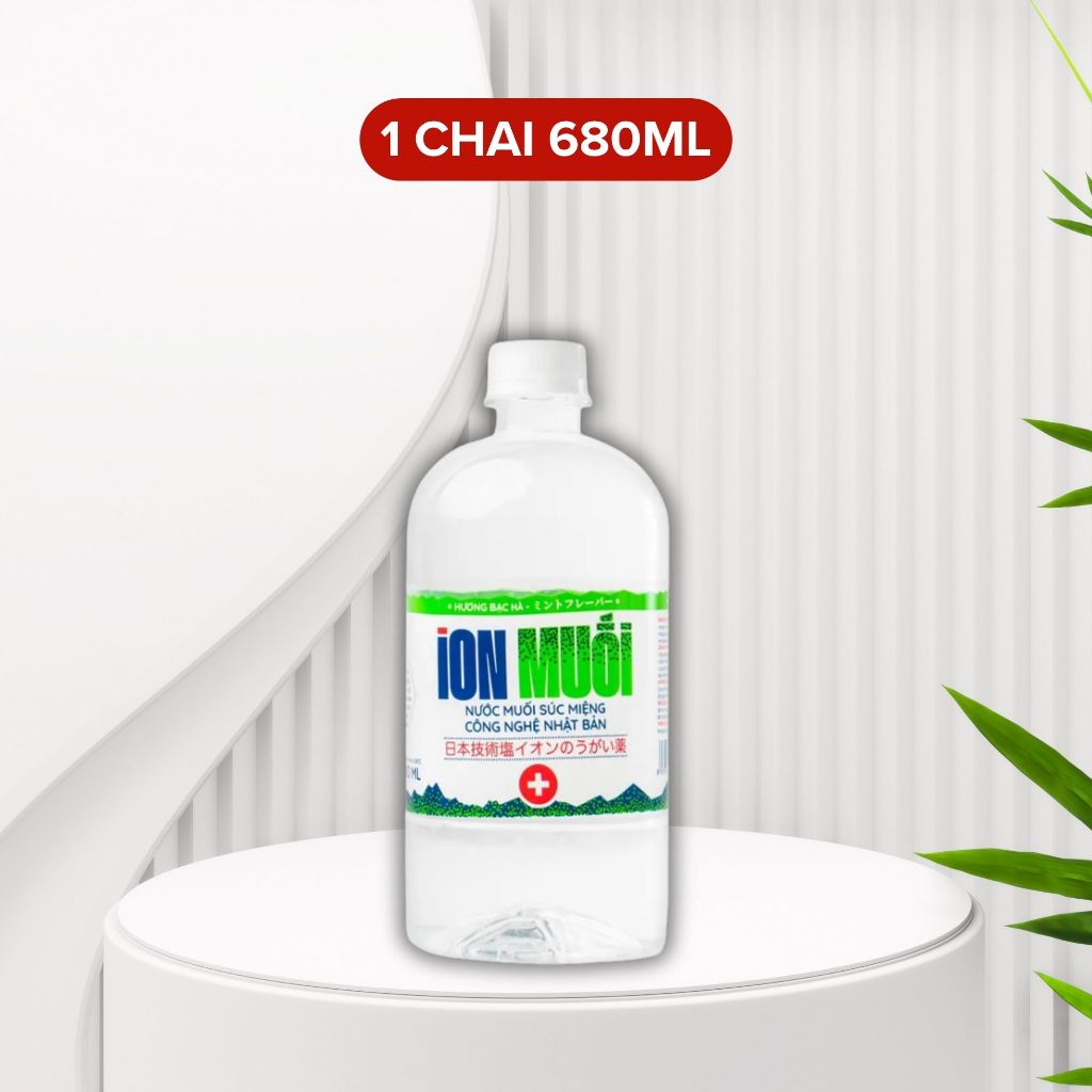 Nước súc miệng ION Muối Fujiwa - 1 Chai 680ml 1 Nước súc miệng ION Muối Fujiwa - 1 Chai 680ml