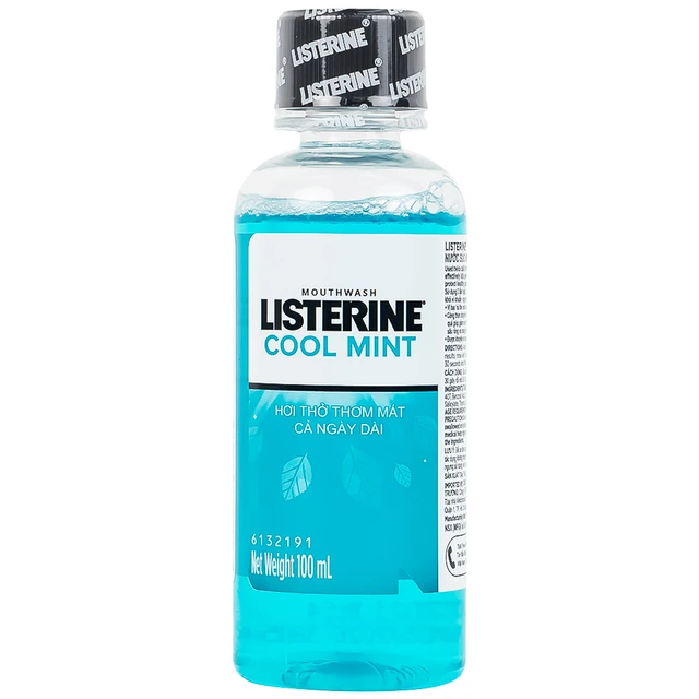 Nước súc miệng Listerine Cool Mint (100ml) 1 Nước súc miệng Listerine Cool Mint (100ml)