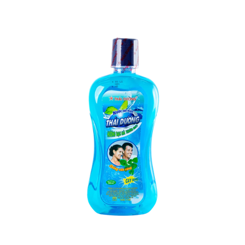 Nước súc miệng Thái Dương hương bạc hà, sát trùng răng, miệng, vòm họng (500ml) 1 Nước súc miệng Thái Dương hương bạc hà, sát trùng răng, miệng, vòm họng (500ml)
