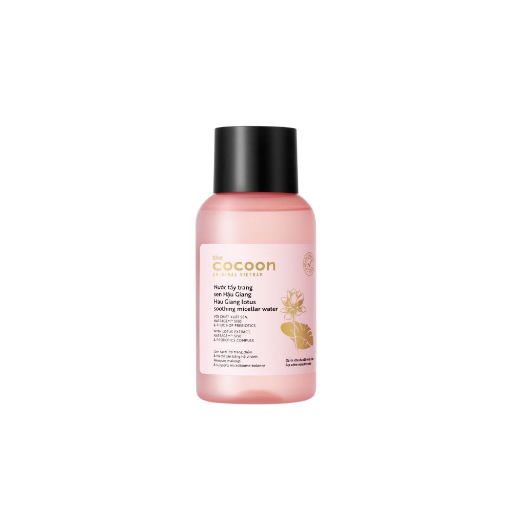 Nước Tẩy Trang Sen Hậu Giang Cocoon 140ml Làm Sạch Dịu Nhẹ Da Nhạy Cảm 1 Nước Tẩy Trang Sen Hậu Giang Cocoon 140ml Làm Sạch Dịu Nhẹ Da Nhạy Cảm