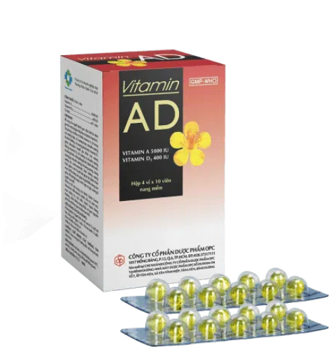 OPC Vitamin AD, Hộp 40 viên 1 OPC Vitamin AD, Hộp 40 viên