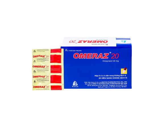 Omeraz 20 - Boston (5 vỉ x 4 viên) 1 Omeraz 20 - Boston (5 vỉ x 4 viên)