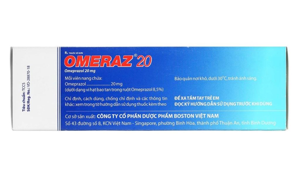 Omeraz 20 (hộp 100 viên) - Boston 3 Omeraz 20 (hộp 100 viên) - Boston - Ảnh 3