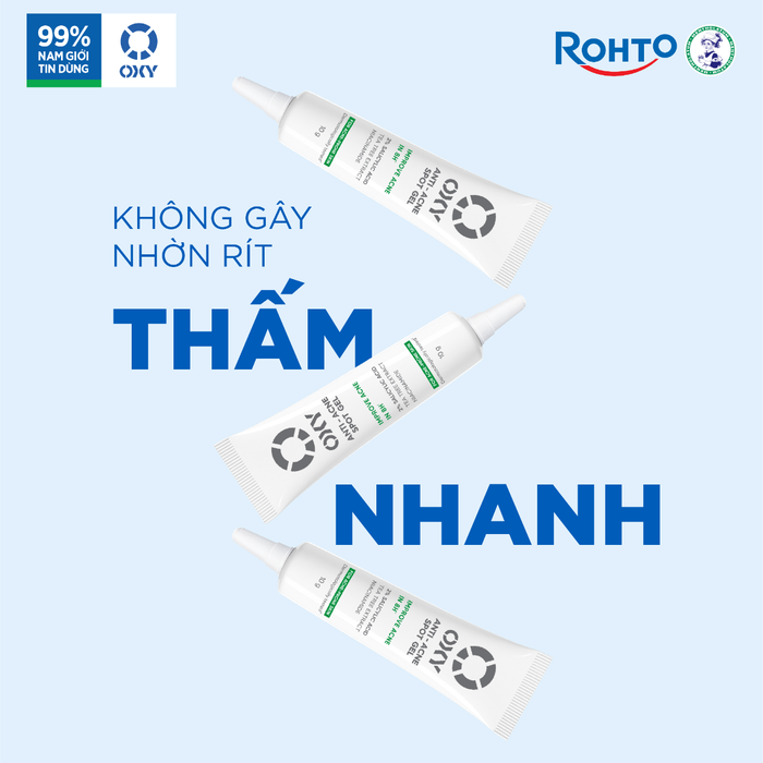 Gel Chấm Mụn Oxy Anti-Acne Spot 10g Hỗ Trợ Giảm Mụn Mờ Thâm 2 Gel Chấm Mụn Oxy Anti-Acne Spot 10g Hỗ Trợ Giảm Mụn Mờ Thâm - Ảnh 2