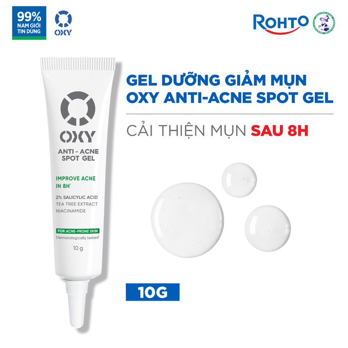 Gel Chấm Mụn Oxy Anti-Acne Spot 10g Hỗ Trợ Giảm Mụn Mờ Thâm 4 Gel Chấm Mụn Oxy Anti-Acne Spot 10g Hỗ Trợ Giảm Mụn Mờ Thâm - Ảnh 4