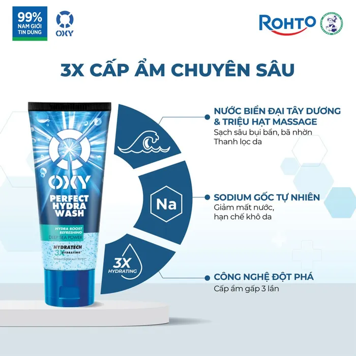 Sữa Rửa Mặt OXY Perfect Hydra Wash Cấp Ẩm 100g 3 Sữa Rửa Mặt OXY Perfect Hydra Wash Cấp Ẩm 100g - Ảnh 3