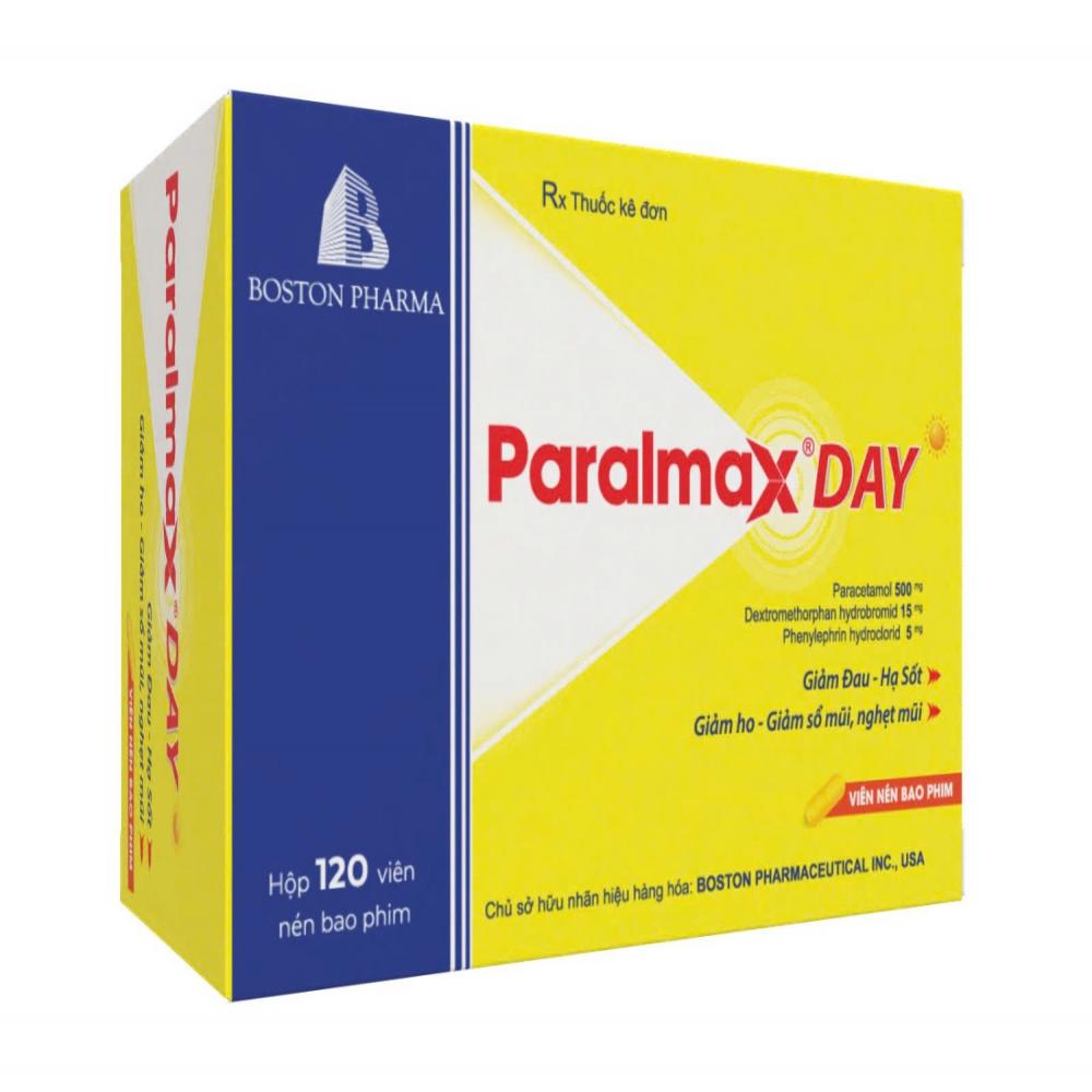PARALMAX DAY (HỘP 120 VIÊN) - Boston 2 PARALMAX DAY (HỘP 120 VIÊN) - Boston - Ảnh 2