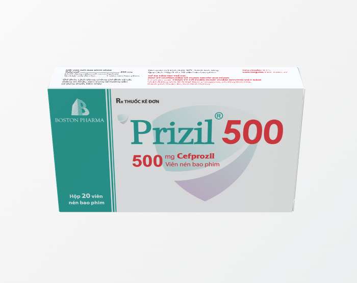 PRIZIL 500 - Boston (2 vỉ x 10 viên) 2 PRIZIL 500 - Boston (2 vỉ x 10 viên) - Ảnh 2