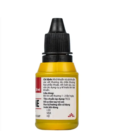 Povidone 10% Agimex sát trùng vết thương hay phẫu thuật, vết loét sâu (125ml) 2 Povidone 10% Agimex sát trùng vết thương hay phẫu thuật, vết loét sâu (125ml) - Ảnh 2