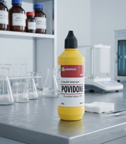 Povidone 10% Agimex sát trùng vết thương hay phẫu thuật, vết loét sâu (90ml) 3 Povidone 10% Agimex sát trùng vết thương hay phẫu thuật, vết loét sâu (90ml) - Ảnh 3