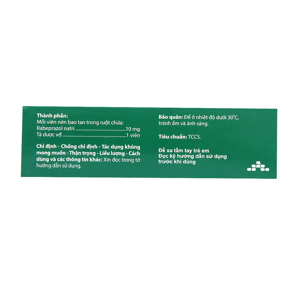 RABEPAGI 10 AGIMEXPHARM (RAPEPRAZOL) 3 RABEPAGI 10 AGIMEXPHARM (RAPEPRAZOL) - Ảnh 3