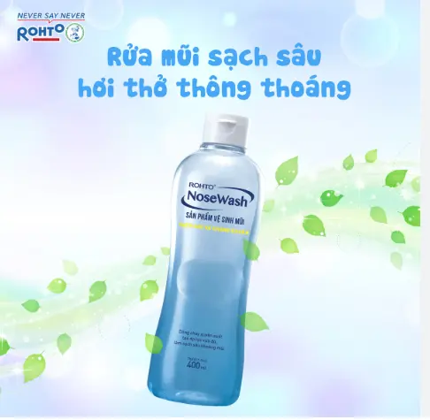 Rohto NoseWash (Bình thay thế) 400ml 2 Rohto NoseWash (Bình thay thế) 400ml - Ảnh 2