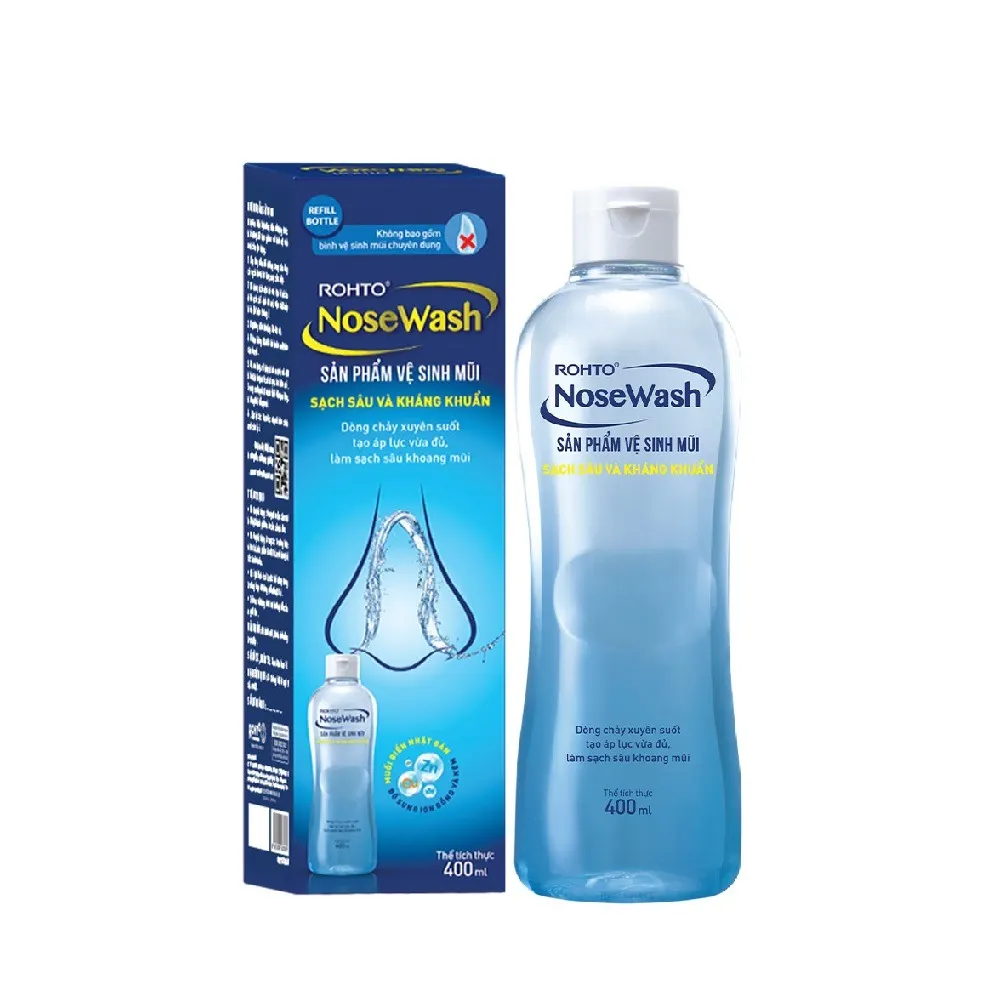 Rohto NoseWash (Bình thay thế) 400ml 1 Rohto NoseWash (Bình thay thế) 400ml