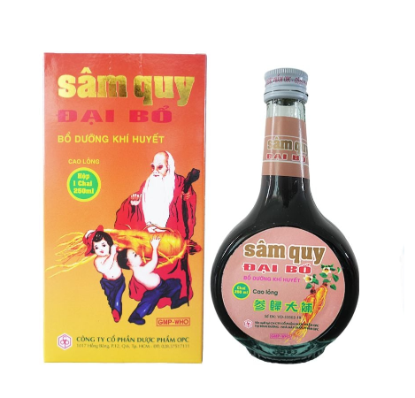 SÂM QUY ĐẠI BỔ OPC (Chai 250ml) 1 SÂM QUY ĐẠI BỔ OPC (Chai 250ml)