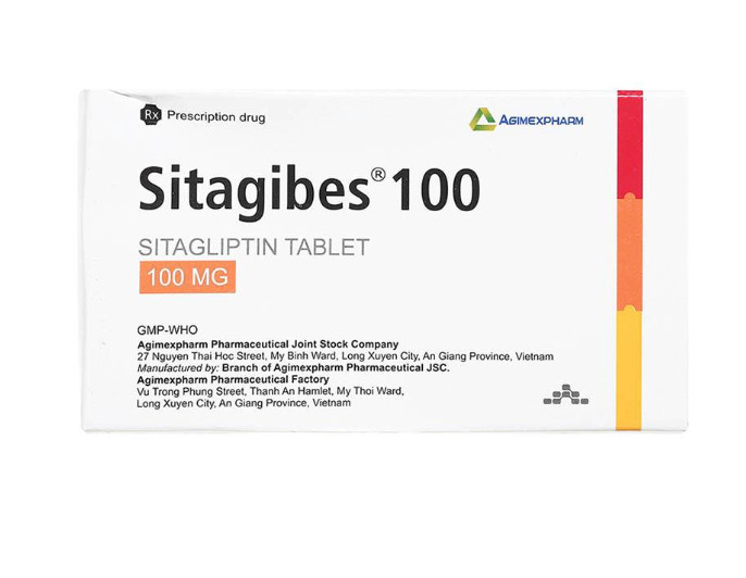 SITAGIBES 100 AGIMEXPHARM (SITAGLIPTIN) 2 SITAGIBES 100 AGIMEXPHARM (SITAGLIPTIN) - Ảnh 2