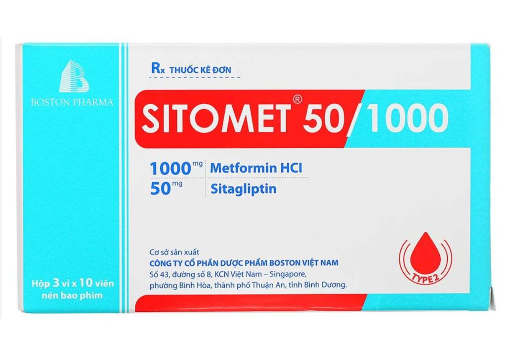 SITOMET BD 50/1000 - Boston (3 vỉ x 10 viên) 2 SITOMET BD 50/1000 - Boston (3 vỉ x 10 viên) - Ảnh 2