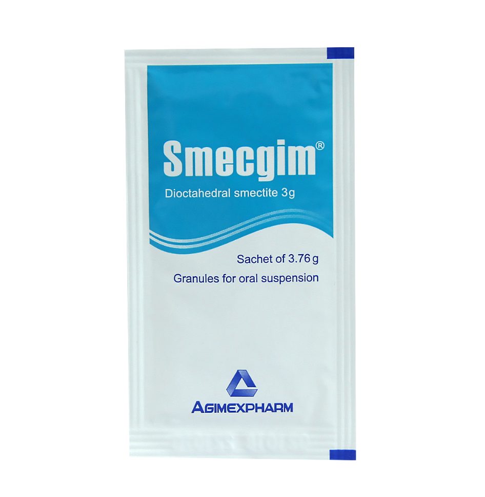 SMECGIM AGIMEXPHARM (DIOCTAHEDRAT SMECTITE 3G ) 4 SMECGIM AGIMEXPHARM (DIOCTAHEDRAT SMECTITE 3G ) - Ảnh 4