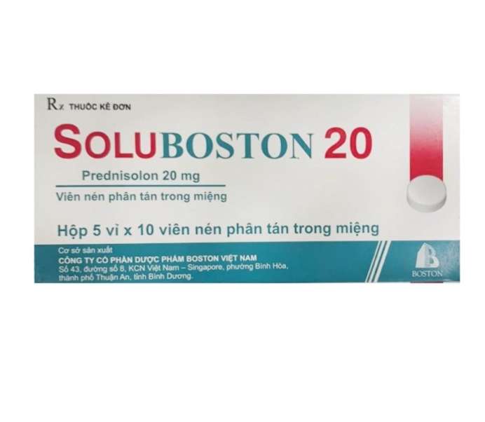 SOLUBOSTON 20 - Boston (5 vỉ x 10 viên) 2 SOLUBOSTON 20 - Boston (5 vỉ x 10 viên) - Ảnh 2