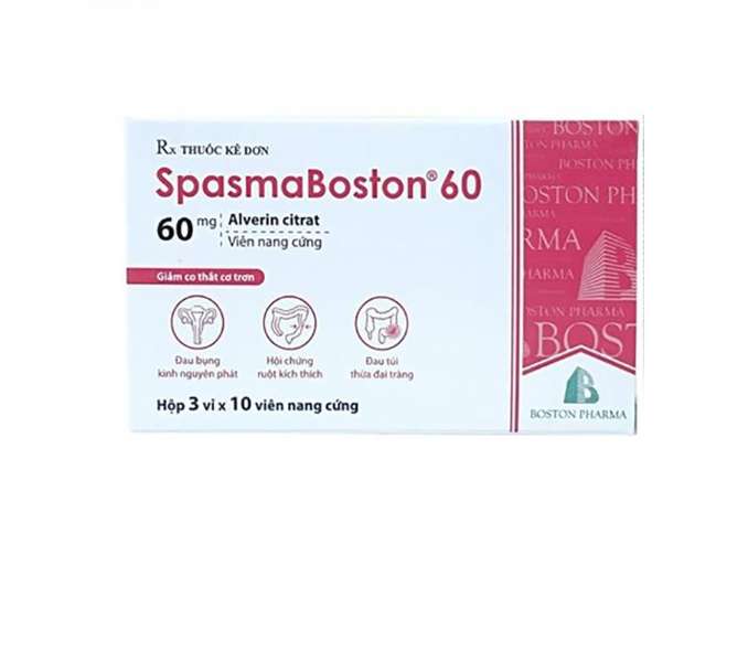 SPASMABOSTON 60 - Boston (3 vỉ x 10 viên) 3 SPASMABOSTON 60 - Boston (3 vỉ x 10 viên) - Ảnh 3