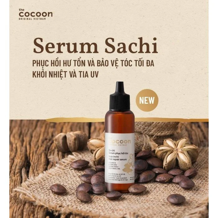 Serum Sa-chi Phục Hồi Tóc Cocoon 70ml – Dưỡng Tóc Khô Xơ, Hư Tổn 2 Serum Sa-chi Phục Hồi Tóc Cocoon 70ml – Dưỡng Tóc Khô Xơ, Hư Tổn - Ảnh 2