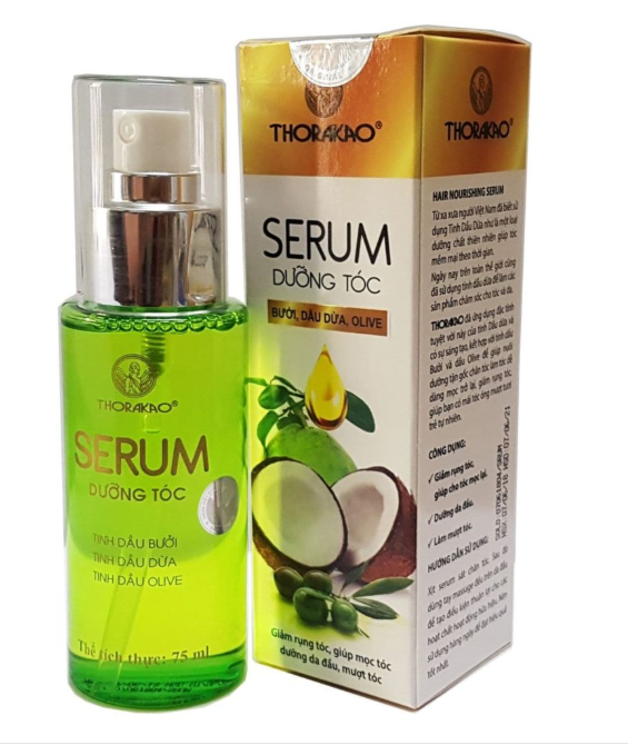 Serum dưỡng tóc Thorakao 75ml (Bưởi, Dầu Dừa, Olive) 2 Serum dưỡng tóc Thorakao 75ml (Bưởi, Dầu Dừa, Olive) - Ảnh 2