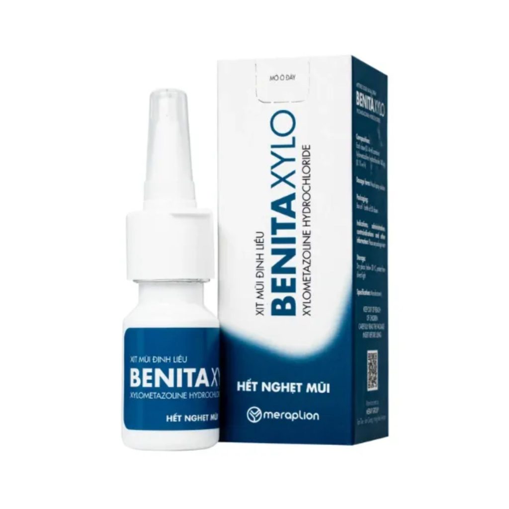 Thuốc xịt mũi BenitaXylo Merap (50 liều) 1 Thuốc xịt mũi BenitaXylo Merap (50 liều)