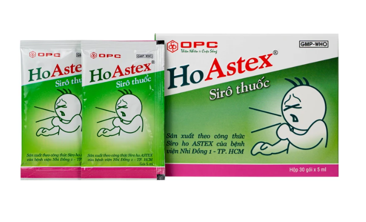 Siro HoAstex OPC điều trị ho, giảm ho trong viêm họng, viêm phế quản (30 gói x 5ml) 2 Siro HoAstex OPC điều trị ho, giảm ho trong viêm họng, viêm phế quản (30 gói x 5ml) - Ảnh 2
