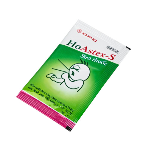 Siro HoAstex OPC điều trị ho, giảm ho trong viêm họng, viêm phế quản (30 gói x 5ml) 4 Siro HoAstex OPC điều trị ho, giảm ho trong viêm họng, viêm phế quản (30 gói x 5ml) - Ảnh 4