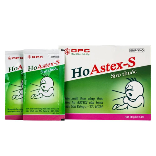 Siro HoAstex OPC điều trị ho, giảm ho trong viêm họng, viêm phế quản (30 gói x 5ml) 1 Siro HoAstex OPC điều trị ho, giảm ho trong viêm họng, viêm phế quản (30 gói x 5ml)