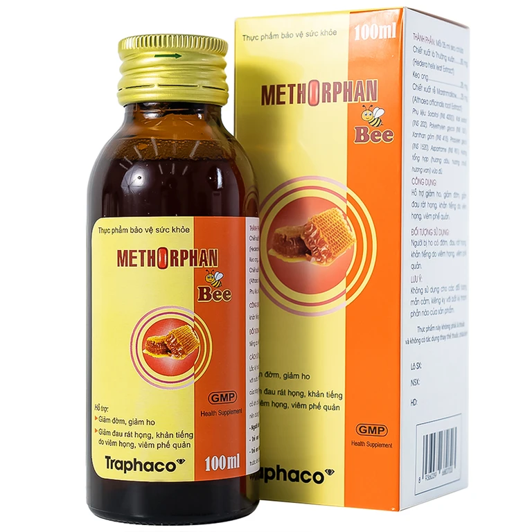 SIRO GIẢM HO METHORPHAN BEE TRAPHACO 100ML 1 SIRO GIẢM HO METHORPHAN BEE TRAPHACO 100ML
