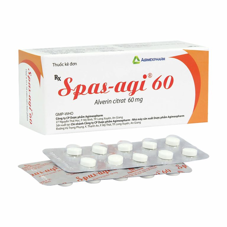Spas-Agi 60mg (6 vỉ x 10 viên) 1 Spas-Agi 60mg (6 vỉ x 10 viên)